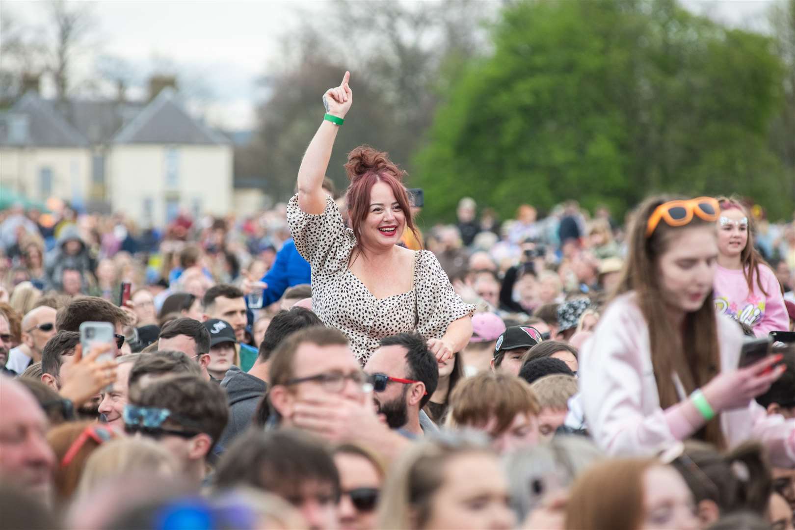 Crowds enjoying the first MacMoray Festival held at Cooper Park. Picture: Daniel Forsyth