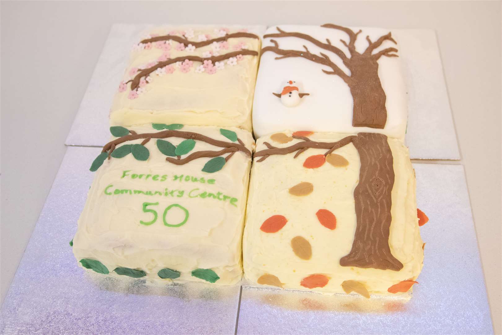 A cake was shared in celebration of the centre's 50th birthday.