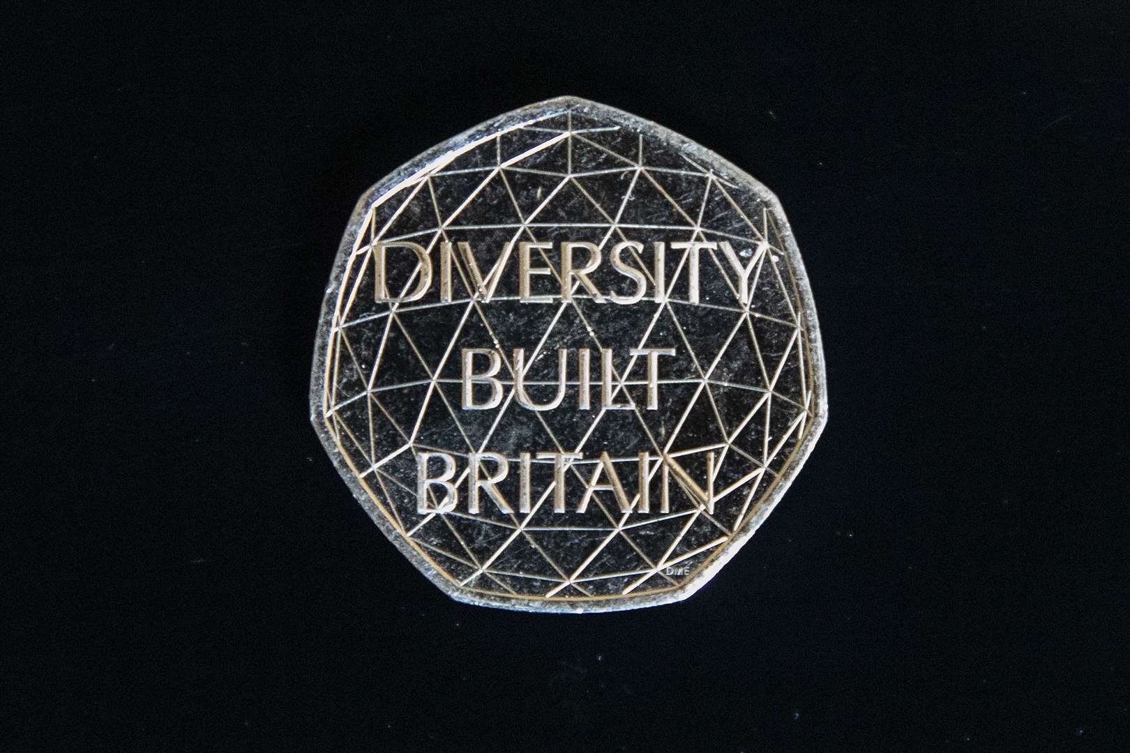 The coin features a geodome (HM Treasury/PA)