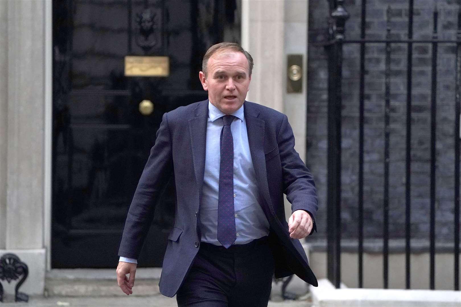 Environment Secretary George Eustice leaves Downing Street (Kirsty O’Connor/PA)
