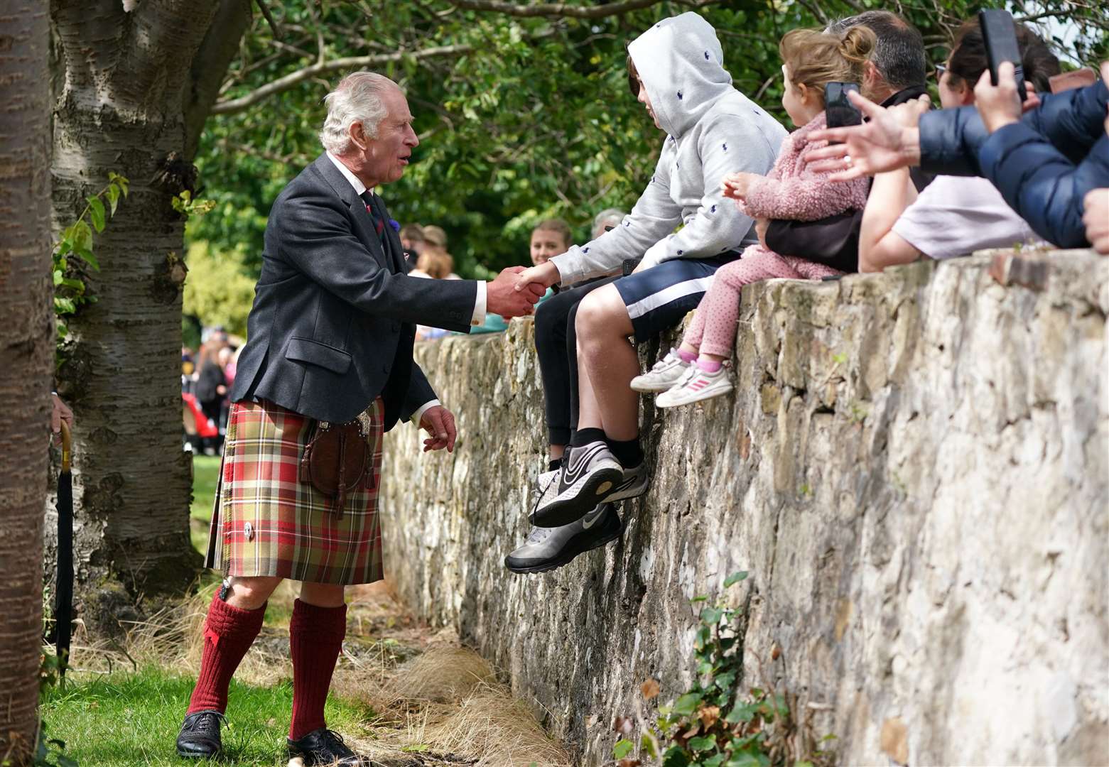 Charles will receive Scotland’s crown jewels this week at a ceremony in Edinburgh (Andrew Milligan/PA)