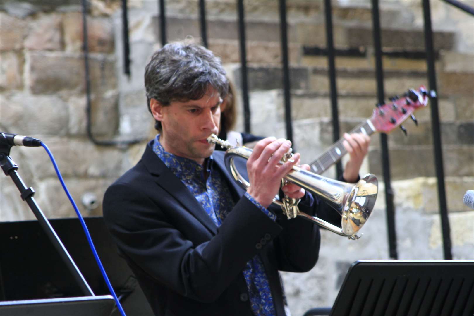 Trumpet player Maarten Verbaeken. Picture: Father Giles Conacher