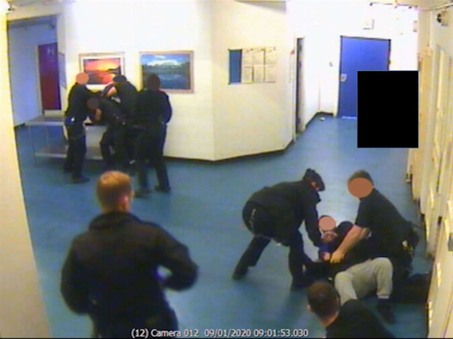 CCTV of the aftermath of the attack on Mr Trundle (Met Police/PA)