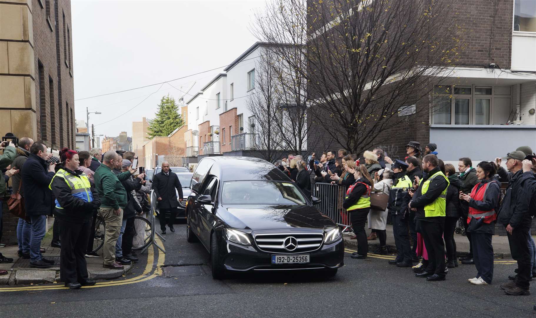 McGowan’s funeral service was taking place later in Nenagh, Co Tipperary (Liam McBurney/PA)