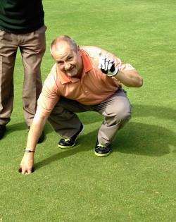 Gair Munro (57) who received a limited-edition watch after scoring a hole-in-one at Forres.