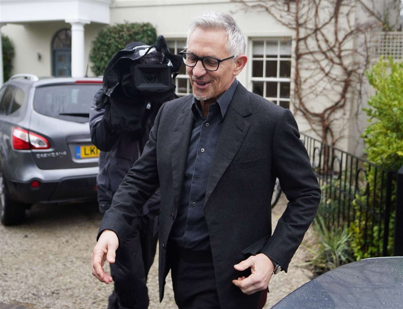 Match Of The Day host Gary Lineker leaves his home in London following reports that the BBC was to have a “frank conversation” with the ex-England striker (James Manning/PA)