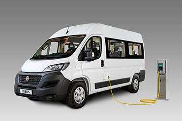 The Osprey Bus team are investing the funding in an electric Fiat E-Ducato as pictured.