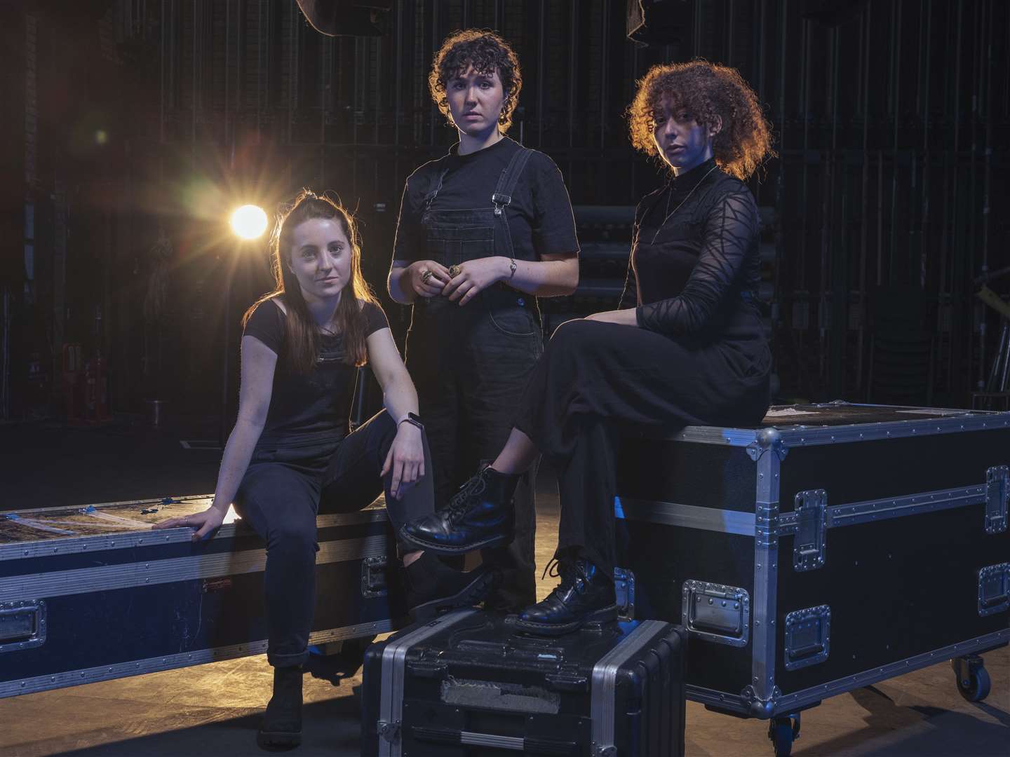 (From left) Kirsty MacLaren as Alice, Esmé Kingdon as Chloe and Tamara Fairbairn as Jade. Picture: Christopher Owens