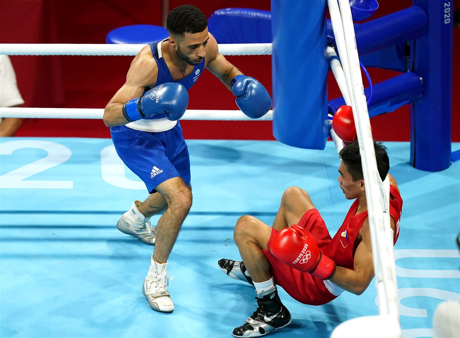 Galal Yafai knocked down his opponent in the first round (Mike Egerton/PA)