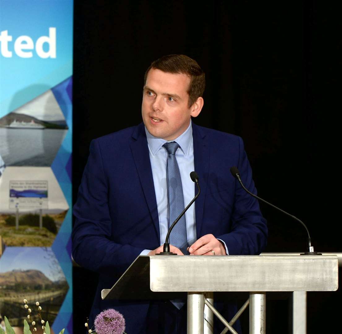 Scottish Parliamentary Elections 2021..Douglas Ross, Party Leader of the Scottish Conservative Party..Picture: James Mackenzie..