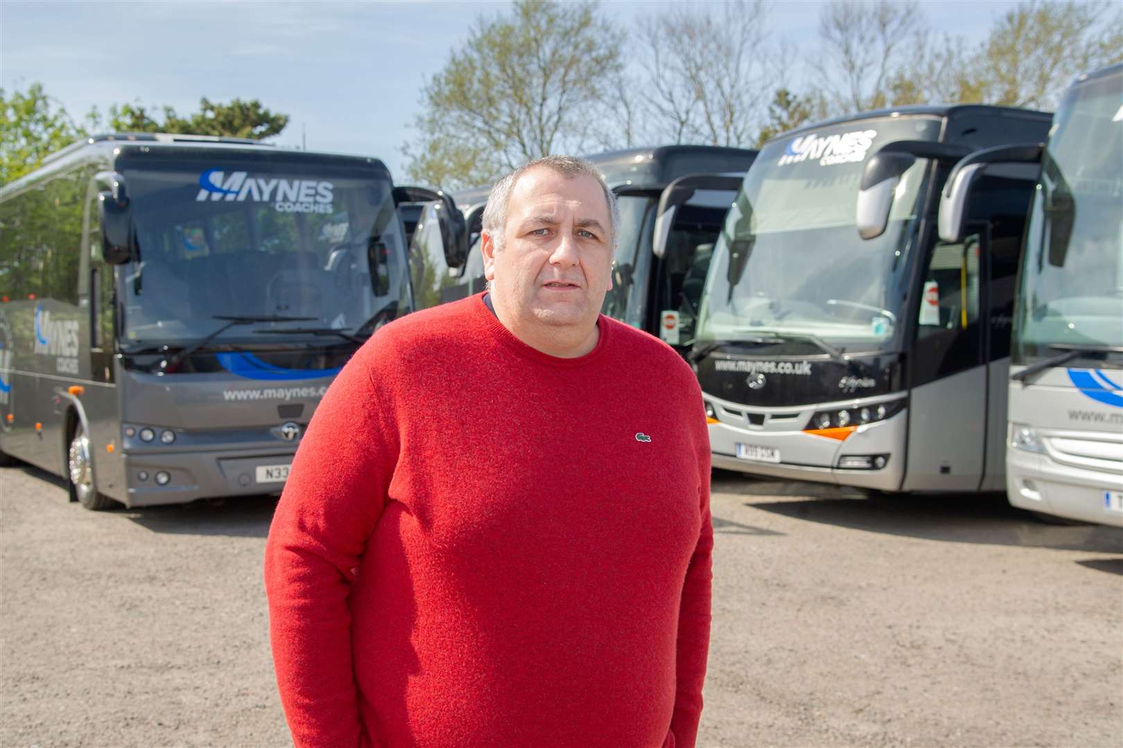 Mayne's Coaches operations director Kevin Mayne is delighted with the new funding for the coach industry. Picture: Daniel Forsyth