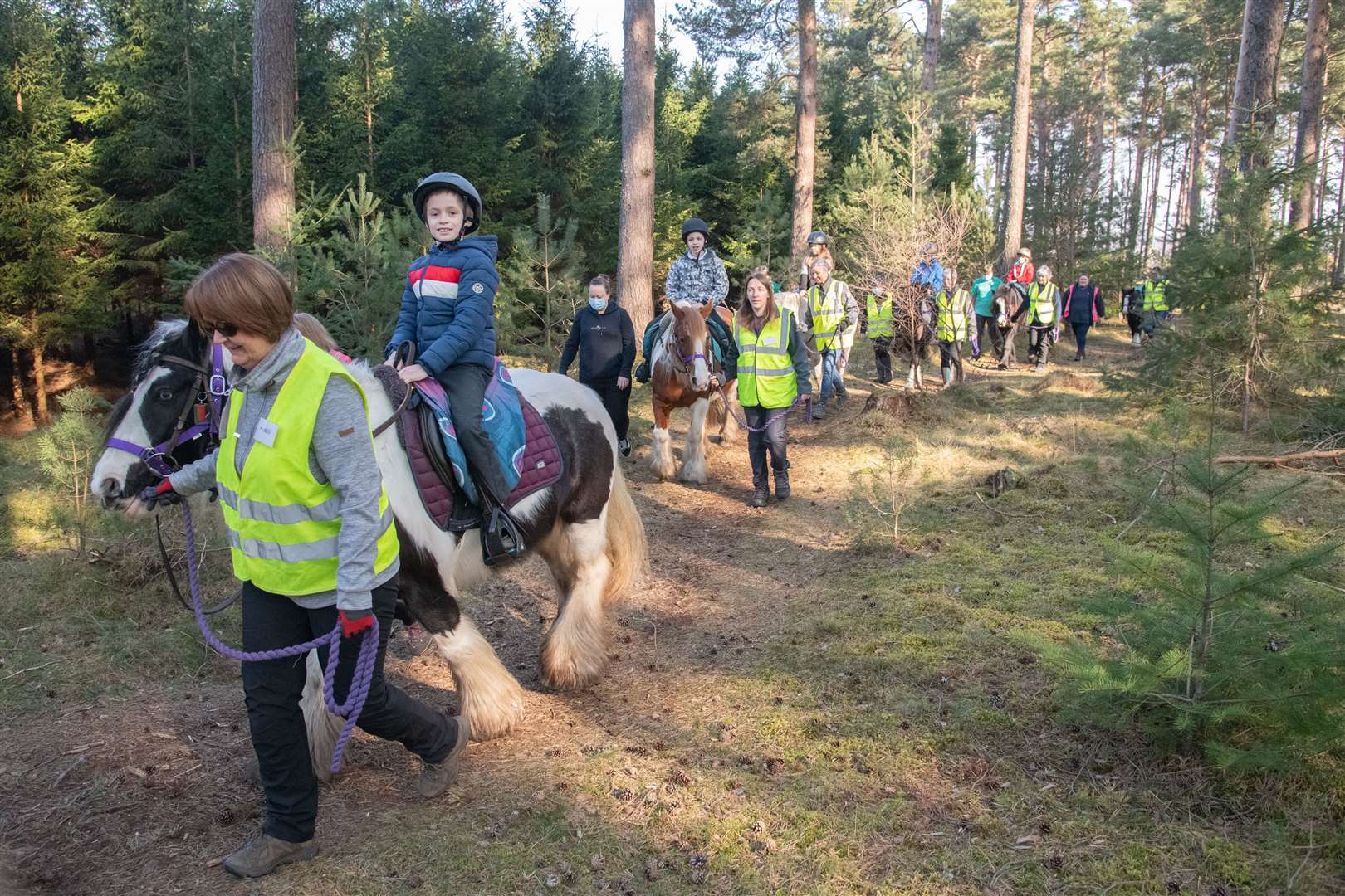 Forres, Nairn and District Riding for the Disabled Association are currently based at Muiryhall, Miltonduff. Picture: Daniel Forsyth