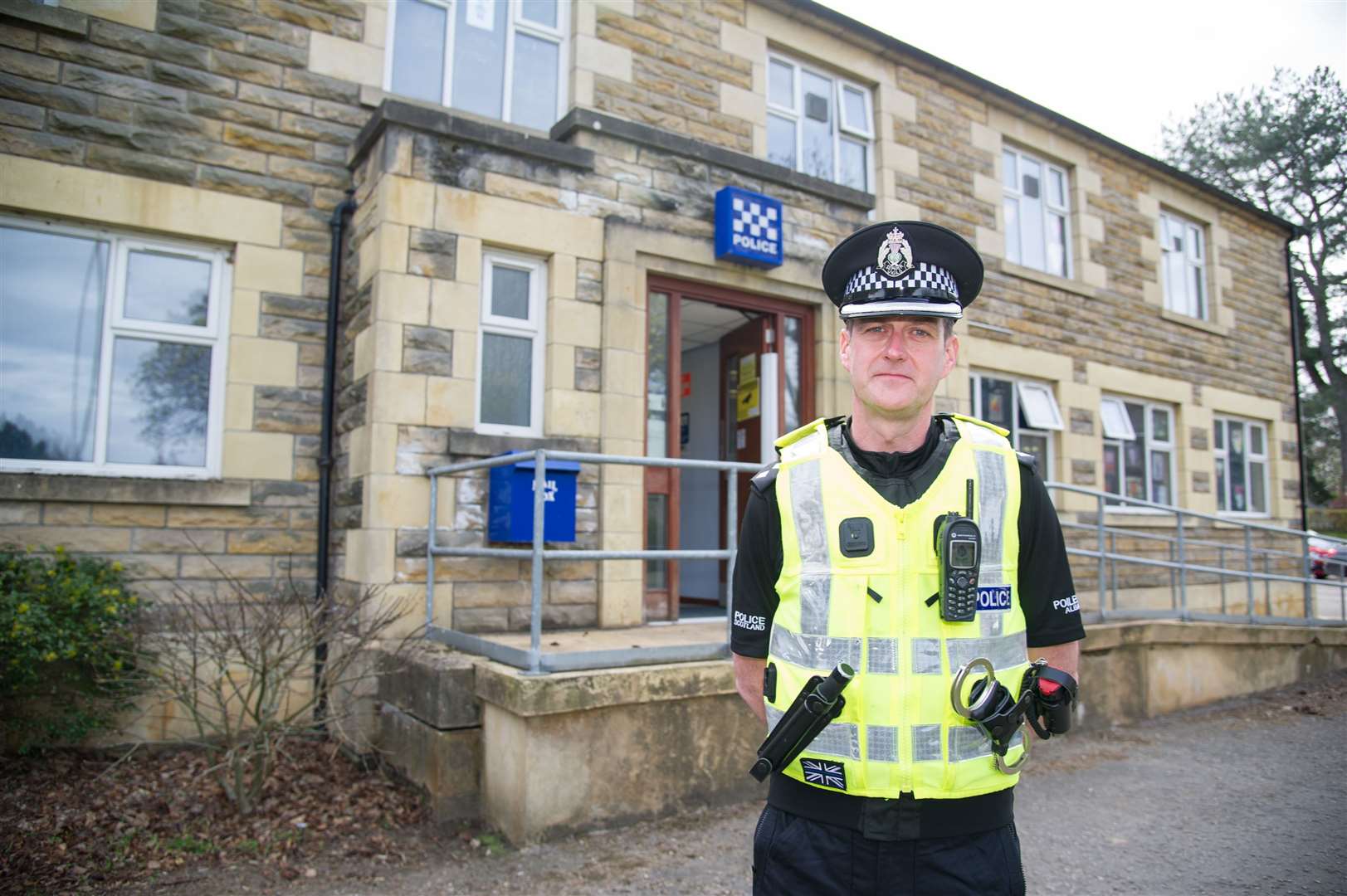 Inspector Tony McCulie, Forres Police Station...Picture: Becky Saunderson..