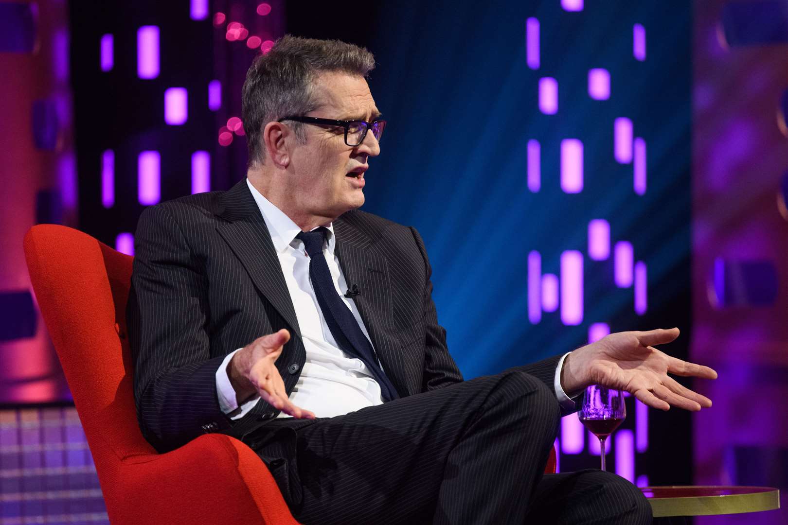 Rupert Everett agreed that the coverage from the relationship between the former ITV presenter and a younger male colleague was disproportionate (Matt Crossick/PA)