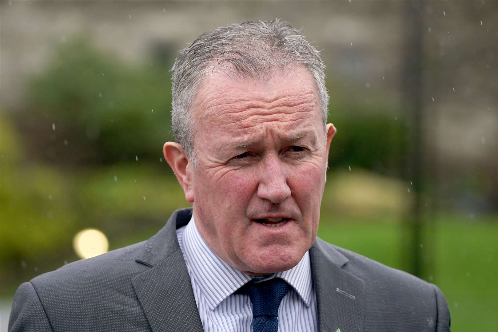 Conor Murphy said it was a ‘missed opportunity’ that the Stormont powersharing institutions were not operational for the visit of the President (Brian Lawless/PA)