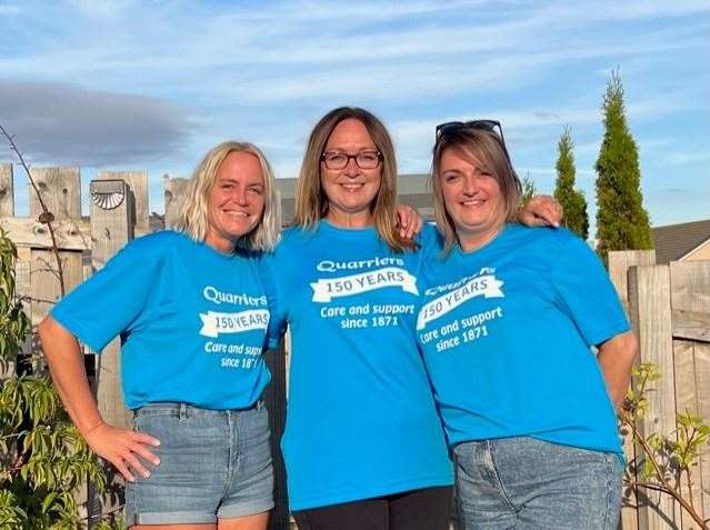 The three friends hope to raise in the region of £5000 for charity.