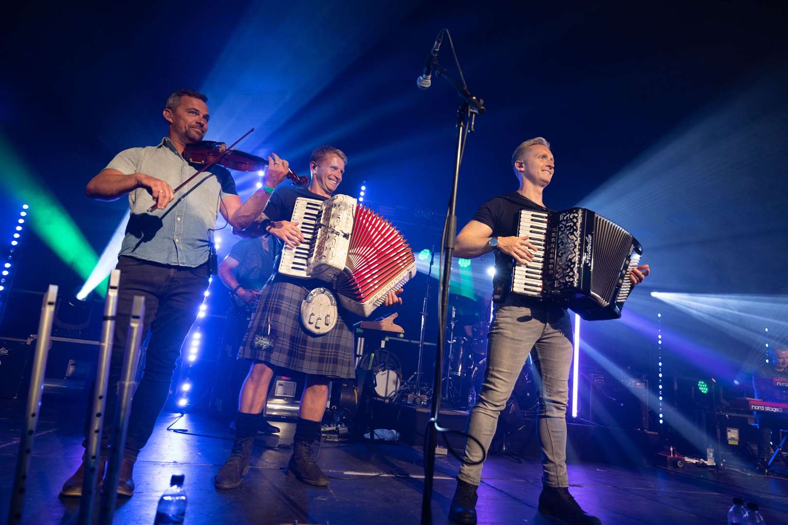 Skerryvore, pictured here at last year's Speyfest, are set to take to the stage again in 2024.